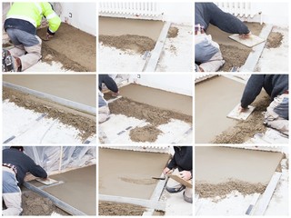 faire une chape de ciment