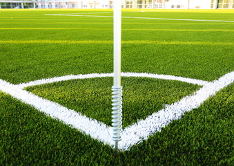 corner football field