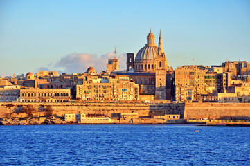 Fototapeta premium Valletta skyline, Malta