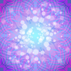 Abstract pink-violet round pattern with lights