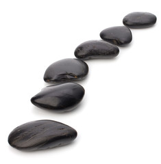 Zen pebbles path. Spa and healthcare concept.