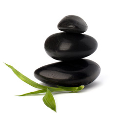Fototapeta premium Zen pebbles balance. Spa and healthcare concept.