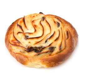 Obraz na płótnie Canvas Delicious sweet cream bun