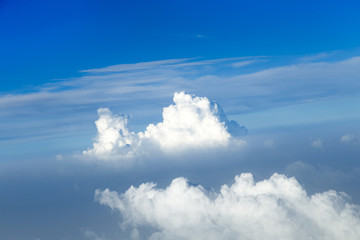 blue sky clouds