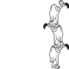 Lustiger Dumme Geier Turm