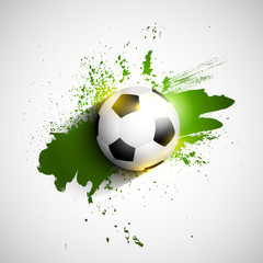 Obraz premium Grunge football / soccer ball background