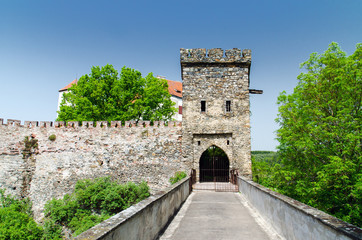 Obraz premium Bitov castle, South Moravia, Czech Republic