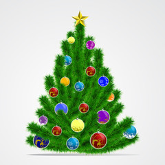 Christmas tree background