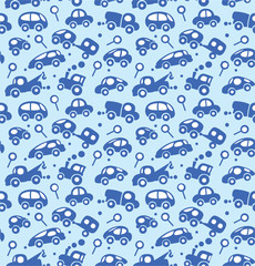 Cars. Seamless pattern.