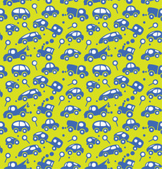 Cars. Seamless pattern.