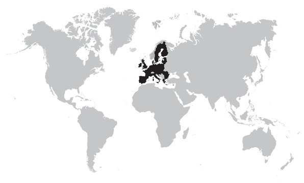 eu and world map