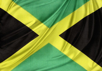 Silky Jamaican flag