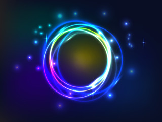 Abstract background with colorful plasma illustration