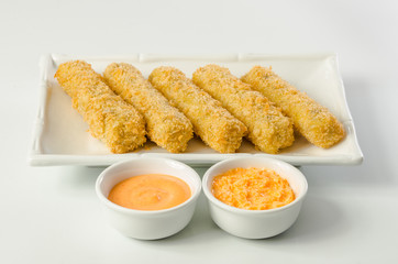 Fried Mozzarella With Sauce