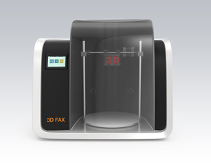 3D fax, Combine scan, print 3d model. fax data by net
