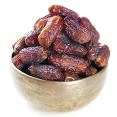 Dates fruit isolated.