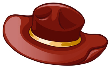 A brown hat