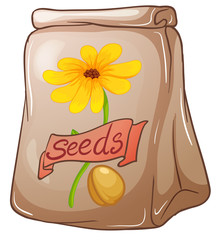 A pack of sunflower seeds