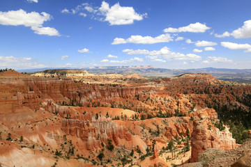 Fototapeta na wymiar Inspiration point, Bryce canyon