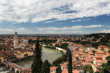 Obraz premium Верона, холм Сан Пьетро