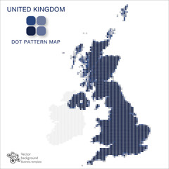 Obraz premium Infographics #UK Map