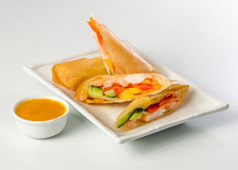 Quesadilla on a plate