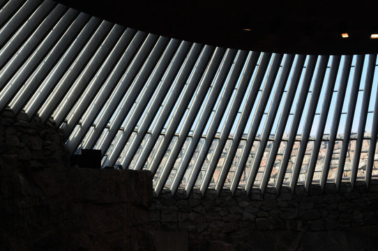 Interior Of The Temppeliaukio Church