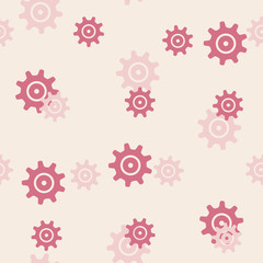 seamless background: cogwheel