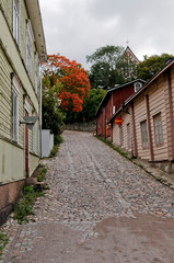 Fototapeta na wymiar Old town of Porvoo