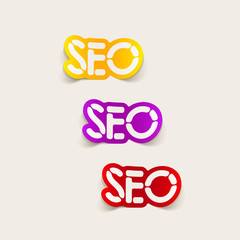 realistic design element: SEO