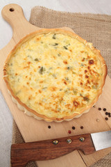 tarte aux poireaux