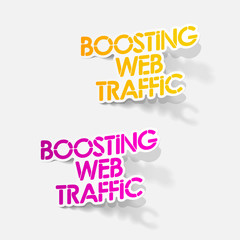 realistic design element: boosting web traffic