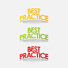 realistic design element: best practice