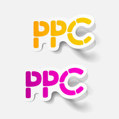 realistic design element: ppc