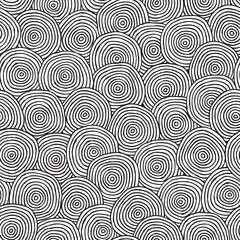Doelen naadloos patroon in zwart-wit