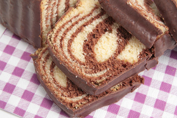 marbré au chocolat