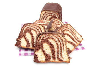 marbré au chocolat