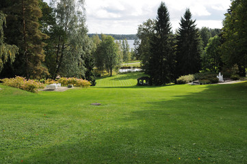 Fototapeta na wymiar Landscape in Finland