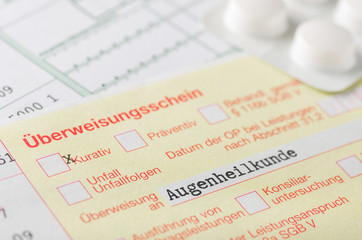 Überweisungsschein Augenheilkunde