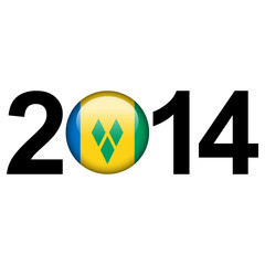 Saint Vincent and the Grenadines flag button