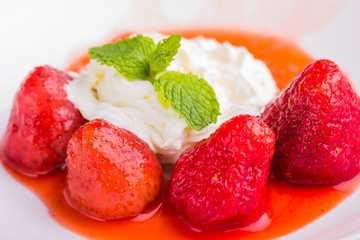 Strawberry and cream