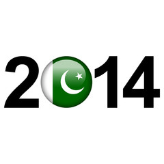 Pakistan flag button