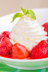 Strawberry and cream