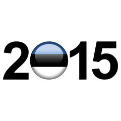 Estonia flag button