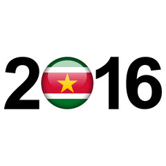 Suriname flag button