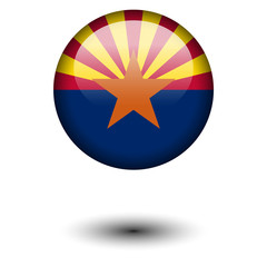 Flag button illustration - Arizona