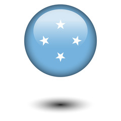 Flag button illustration - Micronesia