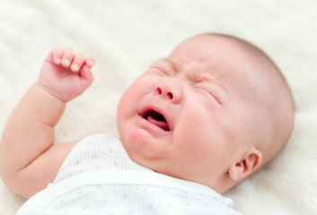 Newborn baby crying