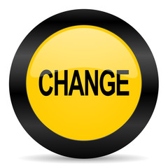 change black yellow web icon