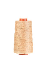 Yarn thread for crafts isolated on white with clipping path